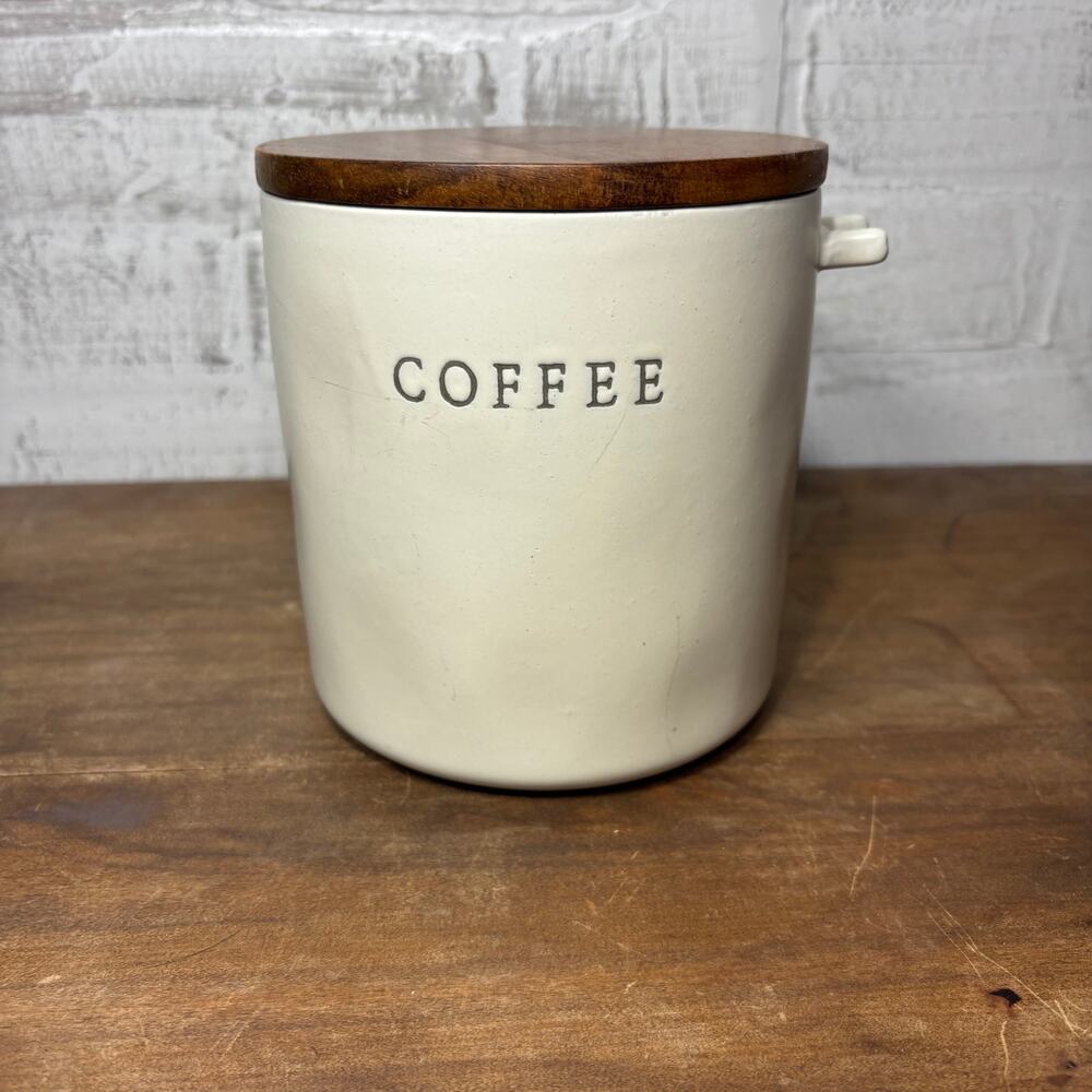 Hearth & Hand Magnolia Stoneware Coffee Canister